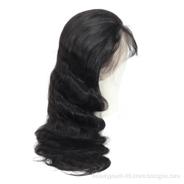 Best quality unprocessed Brazilian 100% virgin full lace human hair wig